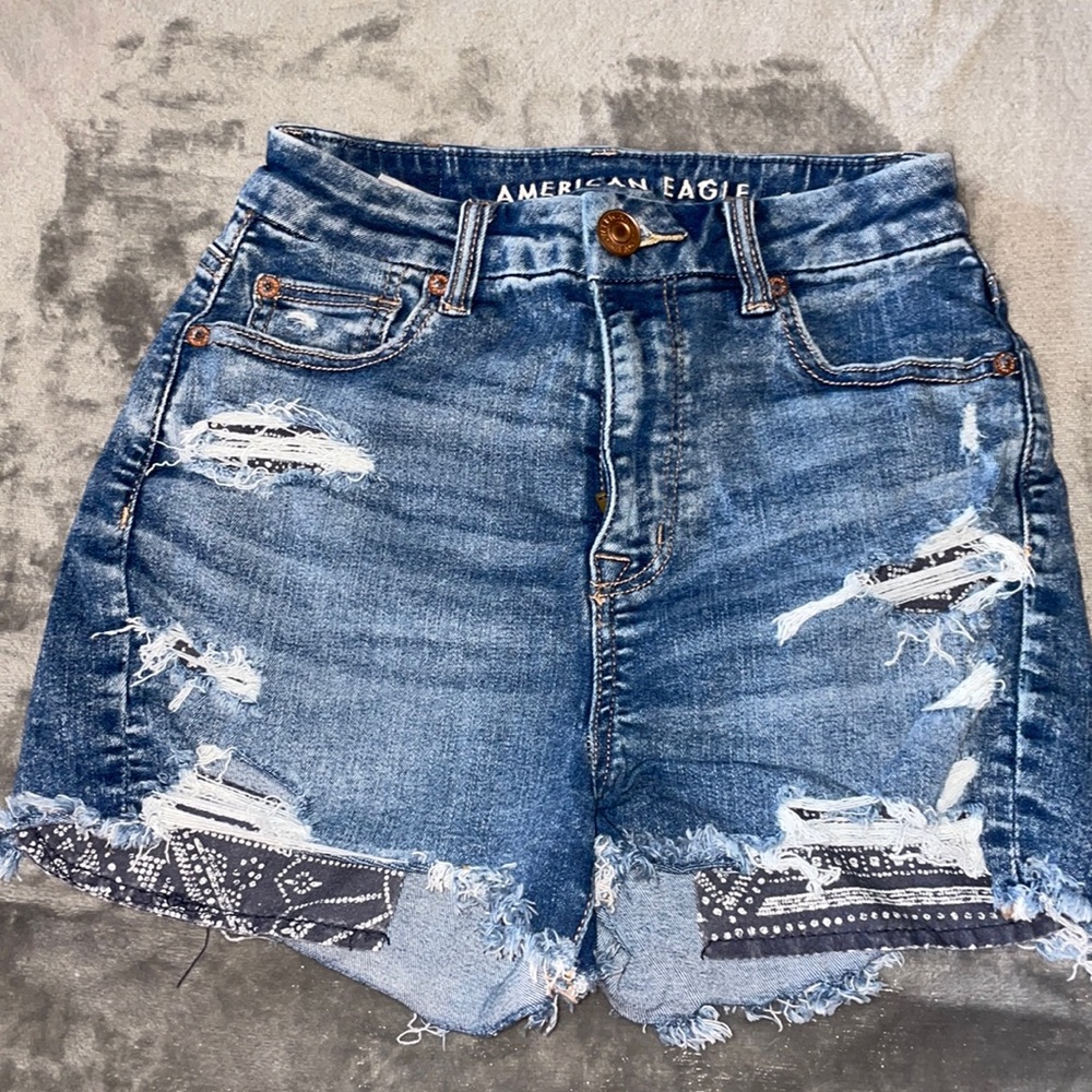 American Eagle Curvy Hi-Rise Shorts